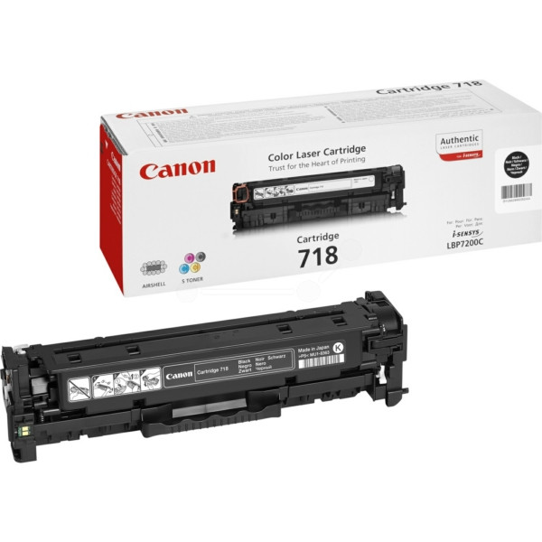 Original Toner schwarz Canon 2662B002/718BK schwarz