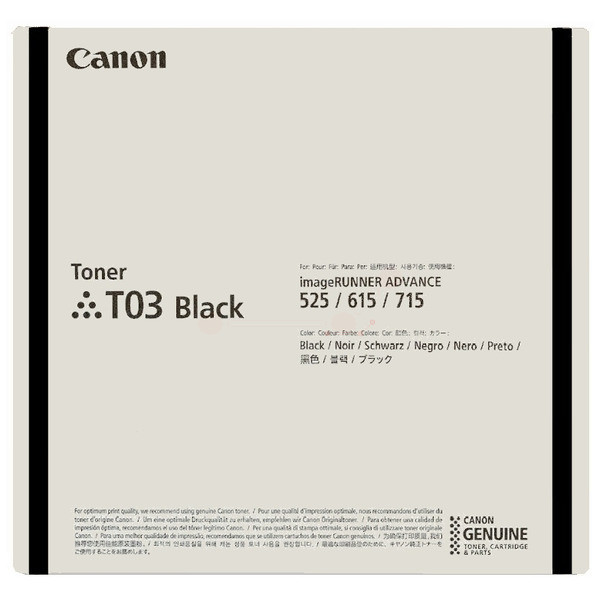 Original Toner Canon 2725C001/T03 schwarz
