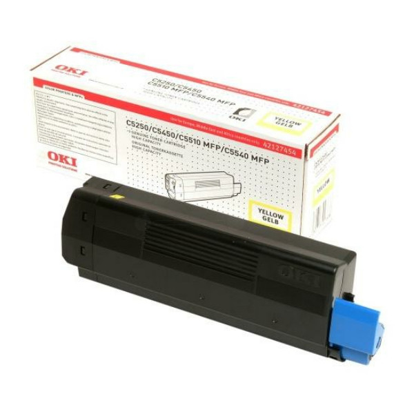 Original Toner OKI 42127454 gelb