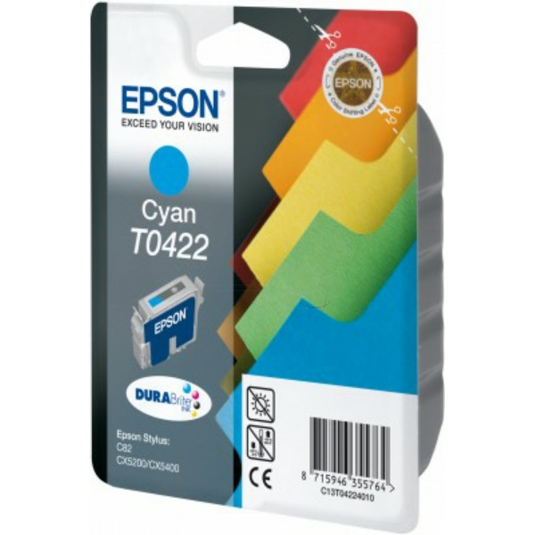 Original Tintenpatrone Epson 4224010/T0422 cyan