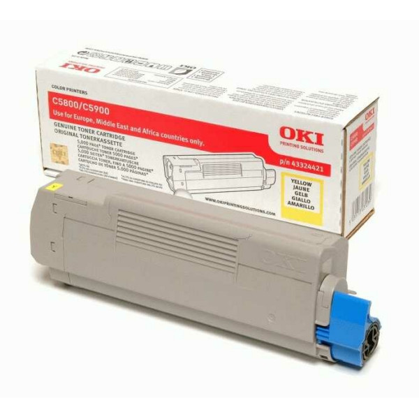 Original Toner OKI 43324421 gelb