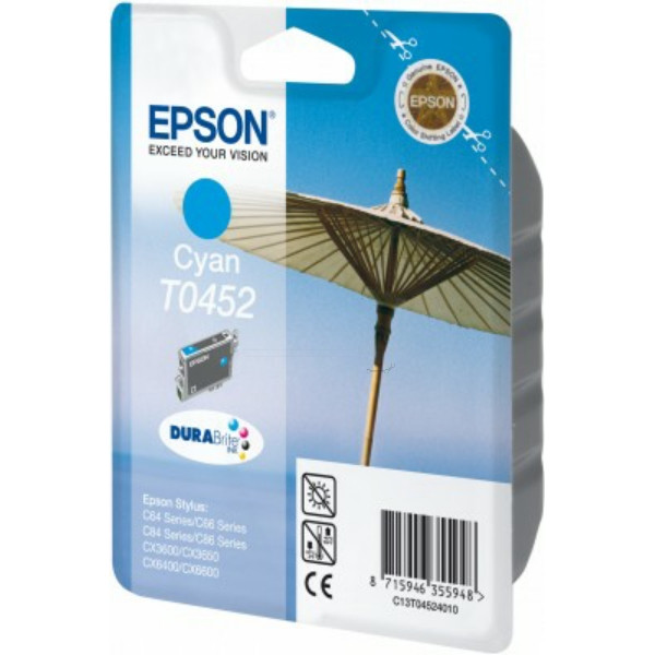 Original Tintenpatrone Epson 4524010/T0452 cyan