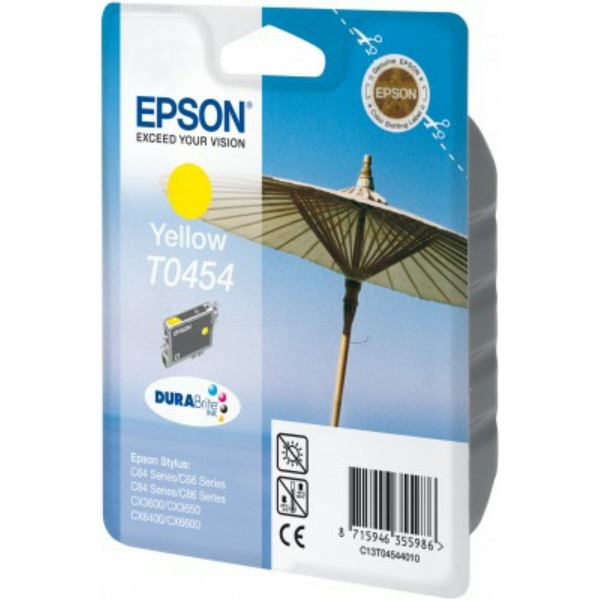 Original Tintenpatrone Epson 4544010/T0454 gelb