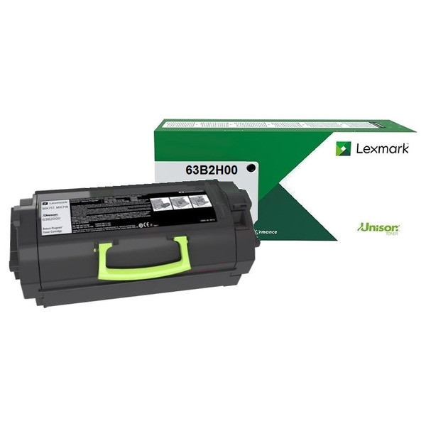 Original Toner Lexmark 63B2H00 schwarz