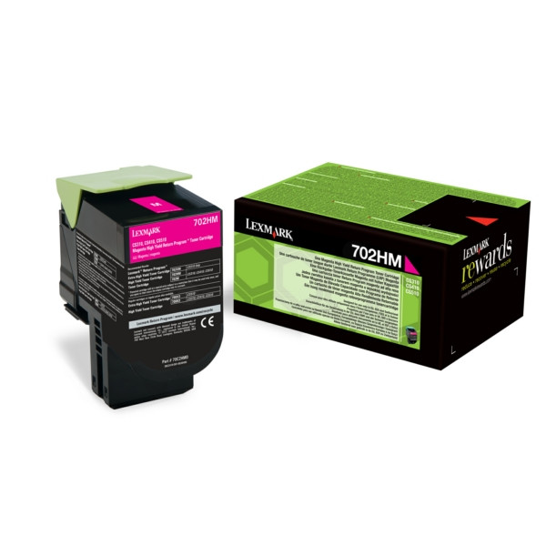 Original Toner magenta Lexmark 70C2HM0/702HM magenta