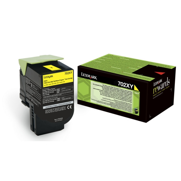 Original Toner gelb Lexmark 70C2XY0/702XY gelb