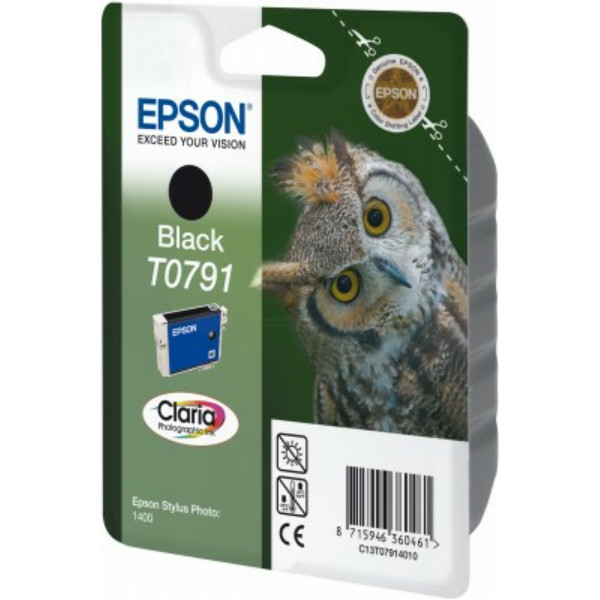 Original Tintenpatrone Epson 7914010/T0791 schwarz