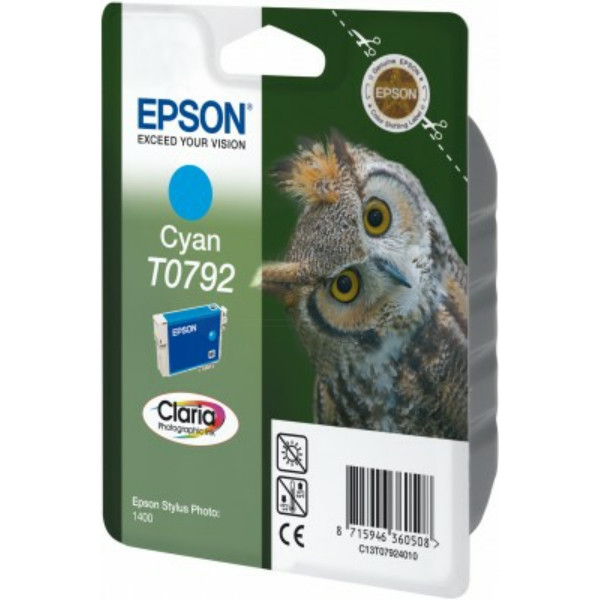 Original Tintenpatrone Epson 7924010/T0792 cyan