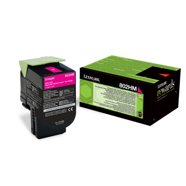 Original Toner magenta Lexmark 80C2HM0/802HM magenta