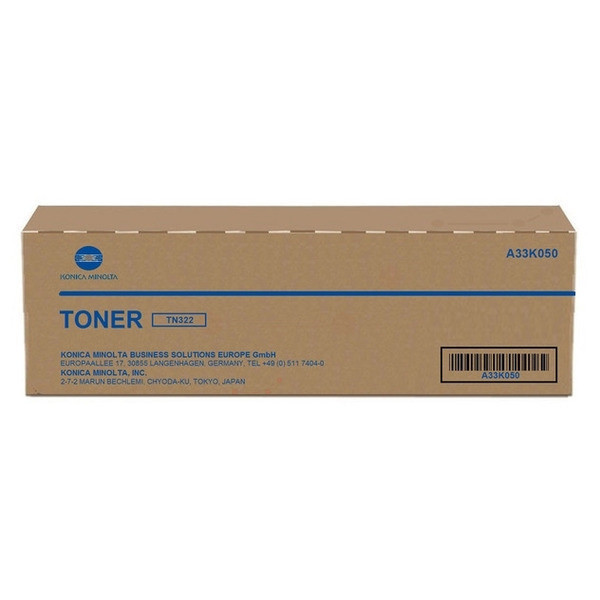 Original Toner Konica Minolta A33K050/TN-322 schwarz