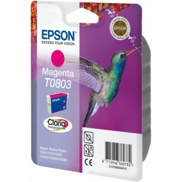 Original Tintenpatrone magenta Epson C13T08034011/T0803 magenta