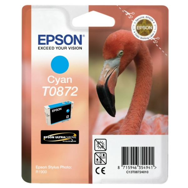 Original Tintenpatrone cyan Epson C13T08724010/T0872 cyan