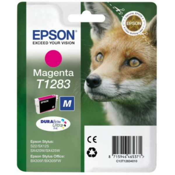 Original Tintenpatrone Epson C13T12834010/T1283 magenta