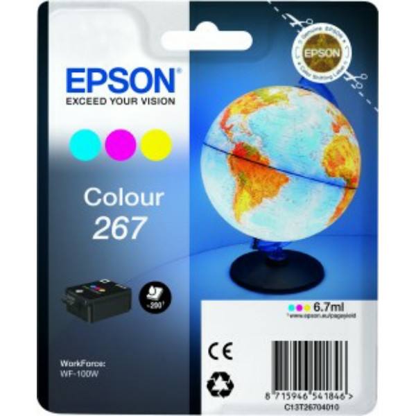Original Tintenpatrone color Epson C13T26704010/267 color
