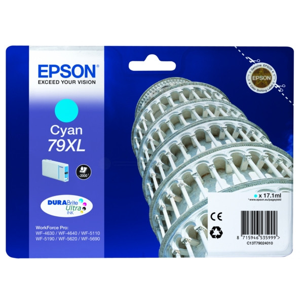 Original Tintenpatrone cyan Epson C13T79024010/79XL cyan