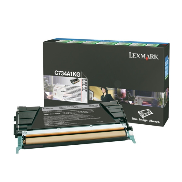 Original Toner Lexmark C734A1KG schwarz