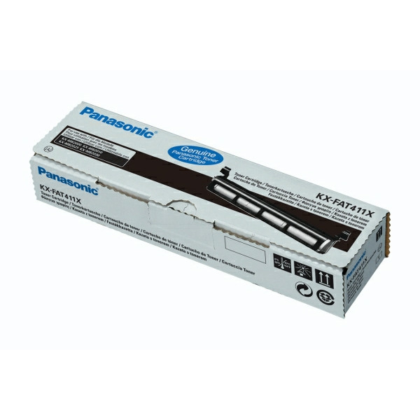 Original Toner schwarz Panasonic KXFAT411X schwarz