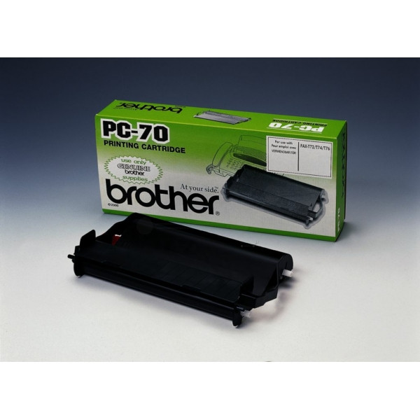 Original Thermo-Transfer-Rolle Brother PC70 schwarz