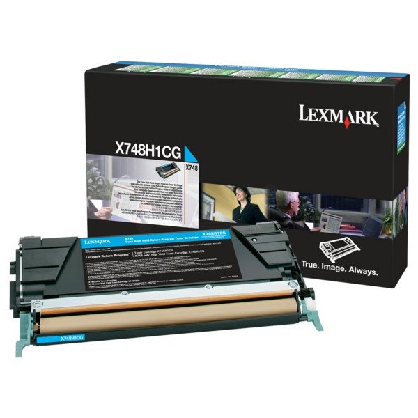 Original Toner cyan Lexmark X748H1CG cyan