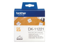 BROTHER P-Touch DK11221 23mm x 23mm Permanent Adhesive Square Labels