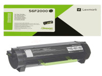 Original Toner Lexmark 56F2000 schwarz