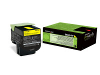 Original Toner gelb Lexmark 80C2HY0/802HY gelb