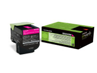 Original Toner magenta Lexmark 80C2XM0/802XM magenta