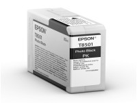 Original Tintenpatrone schwarz hell Epson C13T850100/T8501 schwarz foto