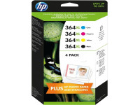 Original Tintenpatronen Multipack HP J3M83AE/364XL schwarz cyan magenta gelb