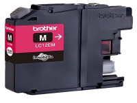 Original Tintenpatrone Brother LC12EM magenta