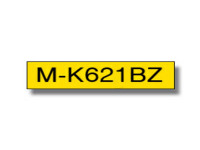 Original P-Touch Farbband Brother MK621BZ schwarz gelb