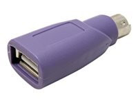 VALUE PS/2 - USB Tastatur-Adapter violett