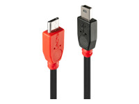 LINDY USB 2.0 Kabel Micro-B/Mini-B OTG