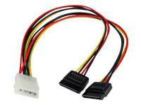 STARTECH.COM 12in LP4 to 2x SATA Power Y Cable Adapter