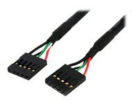 STARTECH.COM 18in Internal 5 pin USB IDC Motherboard Header Cable F/F