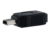 Micro USB auf Mini USB 2.0 Adapter - Bu/St - Schwarz