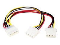 STARTECH.COM LP4 to 2x LP4 Power Y Splitter Cable M/F