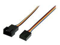 STARTECH.COM 12in 4 Pin Fan Power Extension Cable - M/F