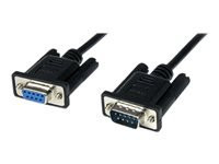 STARTECH.COM 1m Black DB9 RS232 Serial Null Modem Cable F/M