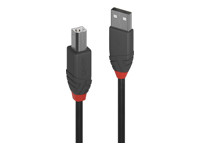 LINDY 0,2m USB 2.0 Typ A/B Anthra Line