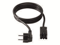 BACHMANN Montagestecker schwarz fur Zuleitung H03VV-F3G0,75-1,0-1,5mm