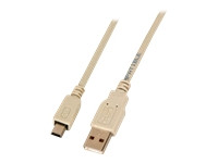 EFB USB2.0 Anschlusskabel A-Mini B 5polig St.-St. 0,5m grau Classic