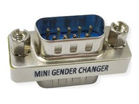 VALUE Mini Gender Changer 9pol. Stecker-Stecker