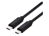 ROLINE USB4 Gen3x2 Kabel C-C ST/ST 40Gbit/s 240W schwarz 1m