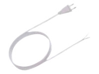 BACHMANN Zuleitung 2x0.75 2m weiss H03VVH2-F Eurostecker unverpackt