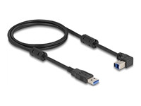 DELOCK USB 5 Gbps Kabel Typ-A Stecker zu Typ-B Stecker 90 oben gewinkelt 1m