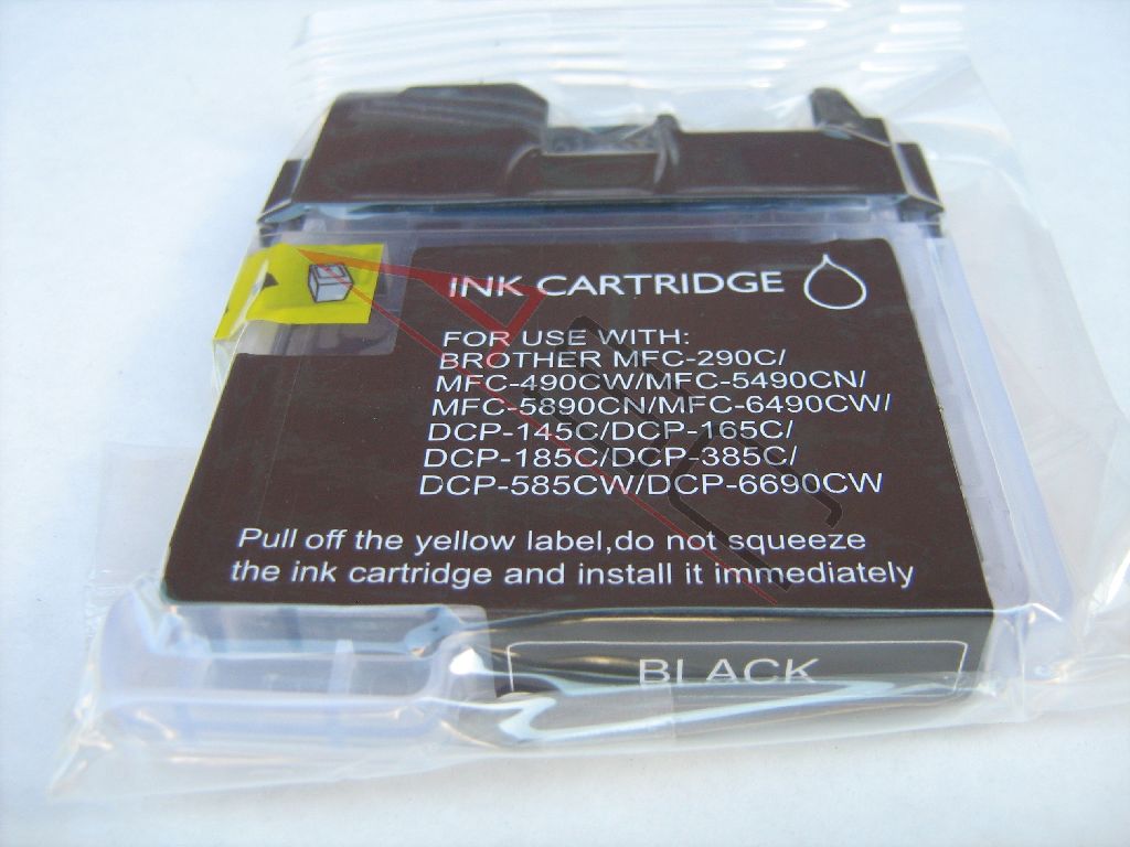 ASC-Premium-Tintenpatrone für Brother DCP-385 C schwarz DCP-385 C DCP-385C