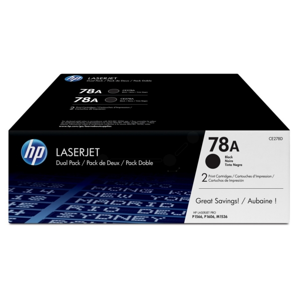 Original Toner HP CE278AD/78A schwarz CE278AD